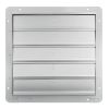 VEVOR 24'' Shutter Exhaust Fan, High-speed 3320 CFM, Aluminum Wall Mount Attic Fan with AC-motor, Ventilation and Cooling for Greenhouses, Garages