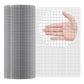 VEVOR Hardware Cloth, 1/2 inch 24in x 100 ft 19 Gauge, Hot Dipped Galvanized Wire Mesh Roll, Chicken Wire Fencing, Wire Mesh for Rabbit Cages, Garden