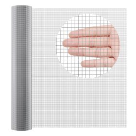 VEVOR Hardware Cloth, 1/4 inch 48in x 100 ft 23 Gauge, Hot Dipped Galvanized Wire Mesh Roll, Chicken Wire Fencing, Wire Mesh for Rabbit Cages, Garden