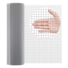 VEVOR Hardware Cloth, 1/2 inch 36in x 100 ft 19 Gauge, Hot Dipped Galvanized Wire Mesh Roll, Chicken Wire Fencing, Wire Mesh for Rabbit Cages, Garden
