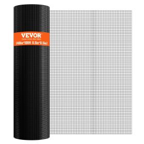 VEVOR Hardware Cloth, 48'' x 100' Galvanized Wire Mesh Roll, 19 Gauge Chicken Wire Fence Roll, Vinyl Coating Metal Wire Mesh for Chicken Coop Barrier