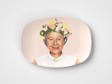 Elizabeth II // 10"x14" Serving Platter // Royal Gift Idea