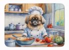 Pekingese The Chef Memory Foam Kitchen Mat Machine Washable Anti-Fatigue Mat Cushion Comfort Bath Mat or Kitchen Rug