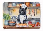 Schipperke The Chef Memory Foam Kitchen Mat Machine Washable Anti-Fatigue Mat Cushion Comfort Bath Mat or Kitchen Rug