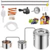 VEVOR Moonshine Still Water Alcohol Distiller 3Gal w/Thumper Keg & 8W Water Pump
