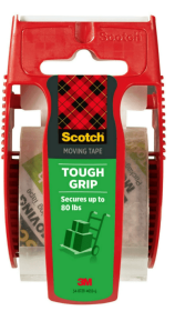 Scotch Moving Packaging Tape, Clear, 1.88 in x 925 in, 1 Roll