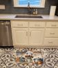 Tibetan Spaniel The Chef Memory Foam Kitchen Mat Machine Washable Anti-Fatigue Mat Cushion Comfort Bath Mat or Kitchen Rug