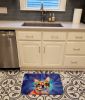 Chihuahua Hippie Dawg Memory Foam Kitchen Mat Machine Washable Anti-Fatigue Mat Cushion Comfort Bath Mat or Kitchen Rug
