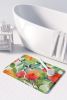 Connecticut Mountain Laurels in Watercolor Memory Foam Kitchen Mat Machine Washable Anti-Fatigue Mat Cushion Comfort Bath Mat or Kitchen Rug