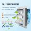 VEVOR 12'' Shutter Exhaust Fan, High-speed 1000 CFM, Aluminum Wall Mount Attic Fan with AC-motor, Ventilation and Cooling for Greenhouses, Garages