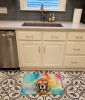 Cocker Spaniel Hippie Dawg Memory Foam Kitchen Mat Machine Washable Anti-Fatigue Mat Cushion Comfort Bath Mat or Kitchen Rug