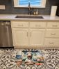 French Bulldog The Chef Memory Foam Kitchen Mat Machine Washable Anti-Fatigue Mat Cushion Comfort Bath Mat or Kitchen Rug
