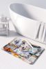 Great Pyrenees The Chef Memory Foam Kitchen Mat Machine Washable Anti-Fatigue Mat Cushion Comfort Bath Mat or Kitchen Rug