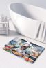 French Bulldog The Chef Memory Foam Kitchen Mat Machine Washable Anti-Fatigue Mat Cushion Comfort Bath Mat or Kitchen Rug