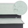 Chicken Coop Gray 61.8"x38.1"x43.3" Wood