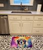 Bernese Mountain Dog Hippie Dawg Memory Foam Kitchen Mat Machine Washable Anti-Fatigue Mat Cushion Comfort Bath Mat or Kitchen Rug