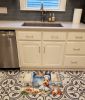 Lakeland Terrier The Chef Memory Foam Kitchen Mat Machine Washable Anti-Fatigue Mat Cushion Comfort Bath Mat or Kitchen Rug