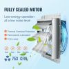 VEVOR 10'' Shutter Exhaust Fan, High-speed 820 CFM, Aluminum Wall Mount Attic Fan with AC-motor, Ventilation and Cooling for Greenhouses, Garages