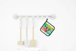 NEW Hippie Animal Malvi Cow Pair of Pot Holders Kitchen Heat Resistant Pot Holders Sets Oven Hot Pads for Cooking Baking BBQ, 7 1/2 x 7 1/2
