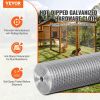 VEVOR Hardware Cloth, 1/2 inch 24in x 25 ft 19 Gauge, Hot Dipped Galvanized Wire Mesh Roll, Chicken Wire Fencing, Wire Mesh for Rabbit Cages, Garden
