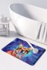 Chihuahua Hippie Dawg Memory Foam Kitchen Mat Machine Washable Anti-Fatigue Mat Cushion Comfort Bath Mat or Kitchen Rug