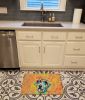 Dalmatian Hippie Dawg Memory Foam Kitchen Mat Machine Washable Anti-Fatigue Mat Cushion Comfort Bath Mat or Kitchen Rug