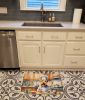 Wheaten Terrier The Chef Memory Foam Kitchen Mat Machine Washable Anti-Fatigue Mat Cushion Comfort Bath Mat or Kitchen Rug