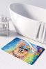 Pomeranian Hippie Dawg Memory Foam Kitchen Mat Machine Washable Anti-Fatigue Mat Cushion Comfort Bath Mat or Kitchen Rug