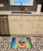 Pomeranian Hippie Dawg Memory Foam Kitchen Mat Machine Washable Anti-Fatigue Mat Cushion Comfort Bath Mat or Kitchen Rug