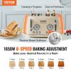 VEVOR Brushed Stainless Steel Toaster, 4 Slice, 1650W 1.5'' Extra Wide Slots Toaster with Removable Crumb Tray 5 Browning Levels