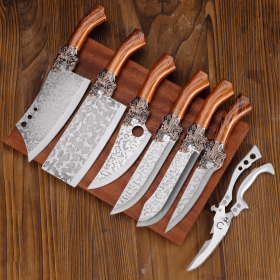 7-piece Set Of Plastic Handle Scissors (Option: 7piece set)