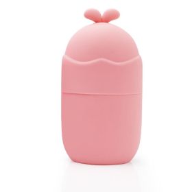 Popsicle Mold, Silicone Face Dressing Ice Lattice Mold, Face Dressing Ice Making Mold, Facial Care Massage And Edema Removing Ice Roller (Color: pink)
