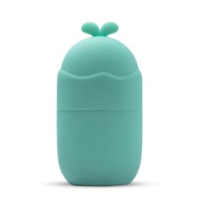 Popsicle Mold, Silicone Face Dressing Ice Lattice Mold, Face Dressing Ice Making Mold, Facial Care Massage And Edema Removing Ice Roller (Color: green)