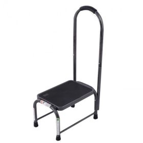 Non-Slip Heavy Duty Step Stool for Kitchen Office Bathroom and Garage (Color: As the picture shown, Material: Iron + glue cotton)